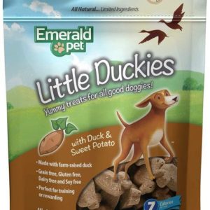 Emerald Pet Little Duckies Dog Treats with Duck and Sweet Potato